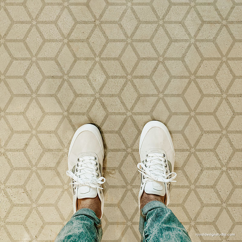 Tessellated Tile Stencil