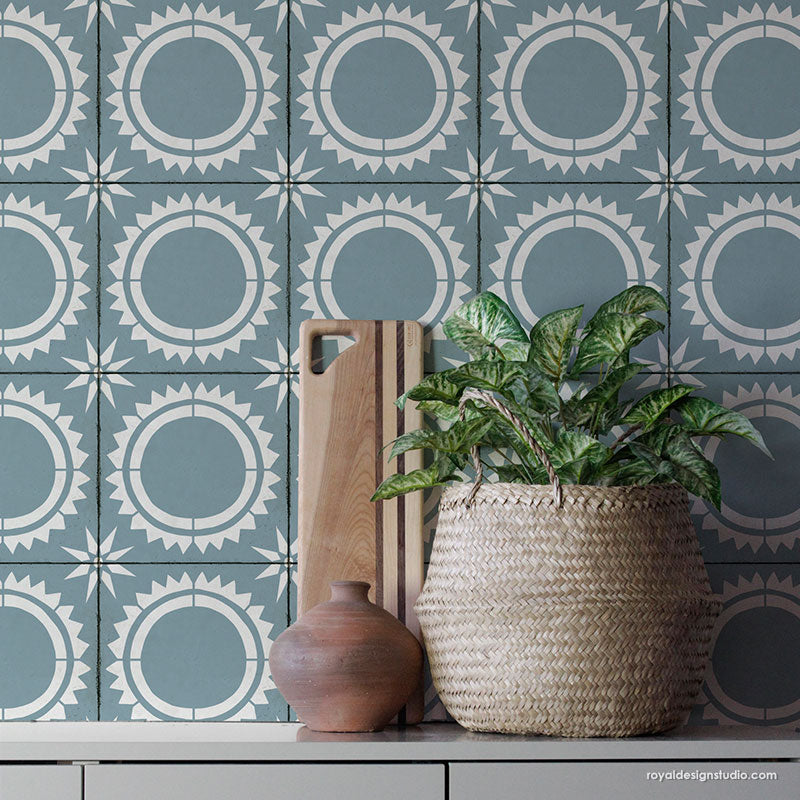 Orion Star Tile Stencil