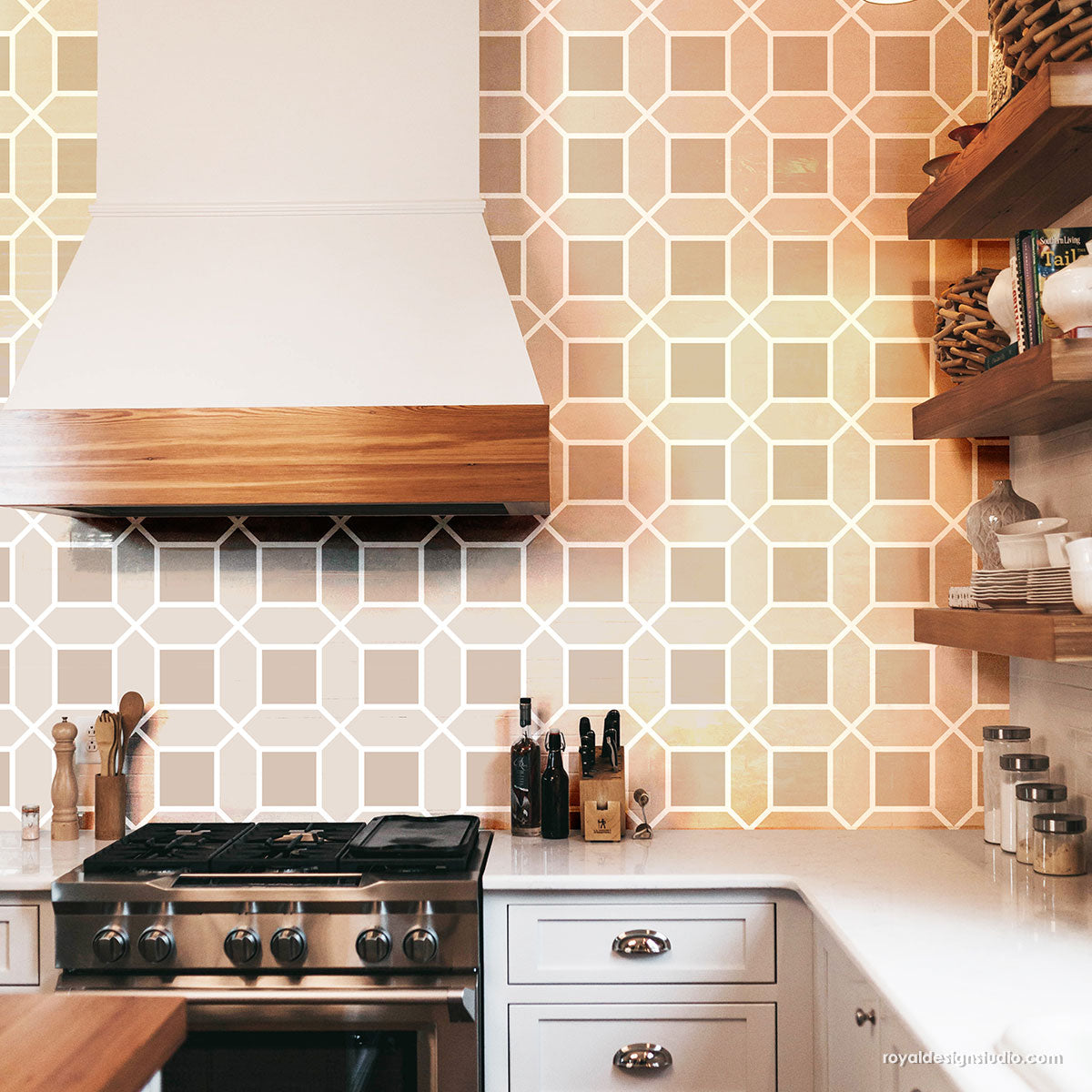 Mosaic Grid Floor Tile