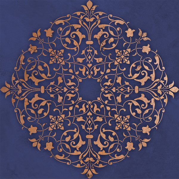Intricate and Exotic Home Decor - Moroccan Ceiling Medallion Stencils - Royal Design Studio