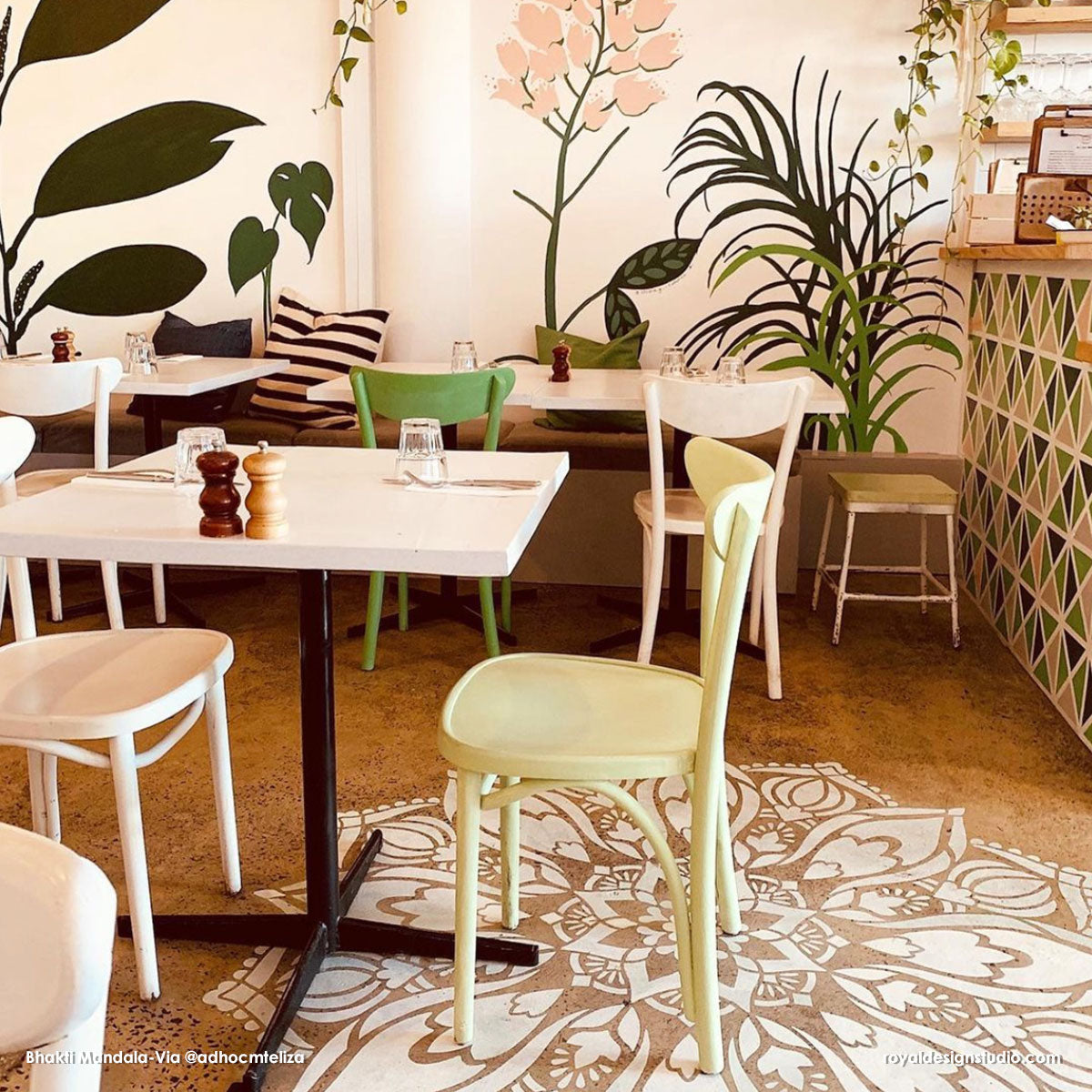 Bhakti Mandala Stencil