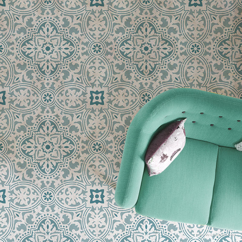 Upscaled Anatolia Tile Stencil