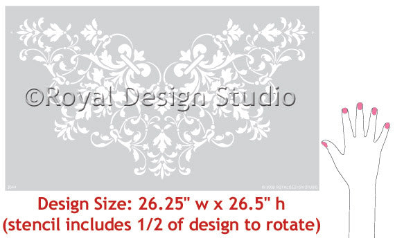 Victorian Medallion Ceiling Stencils