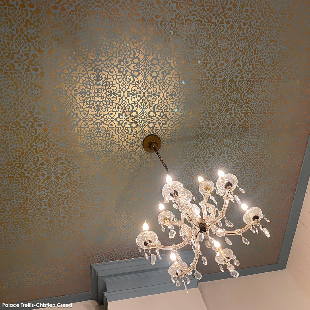 Palace Trellis Moroccan Wall Stencil
